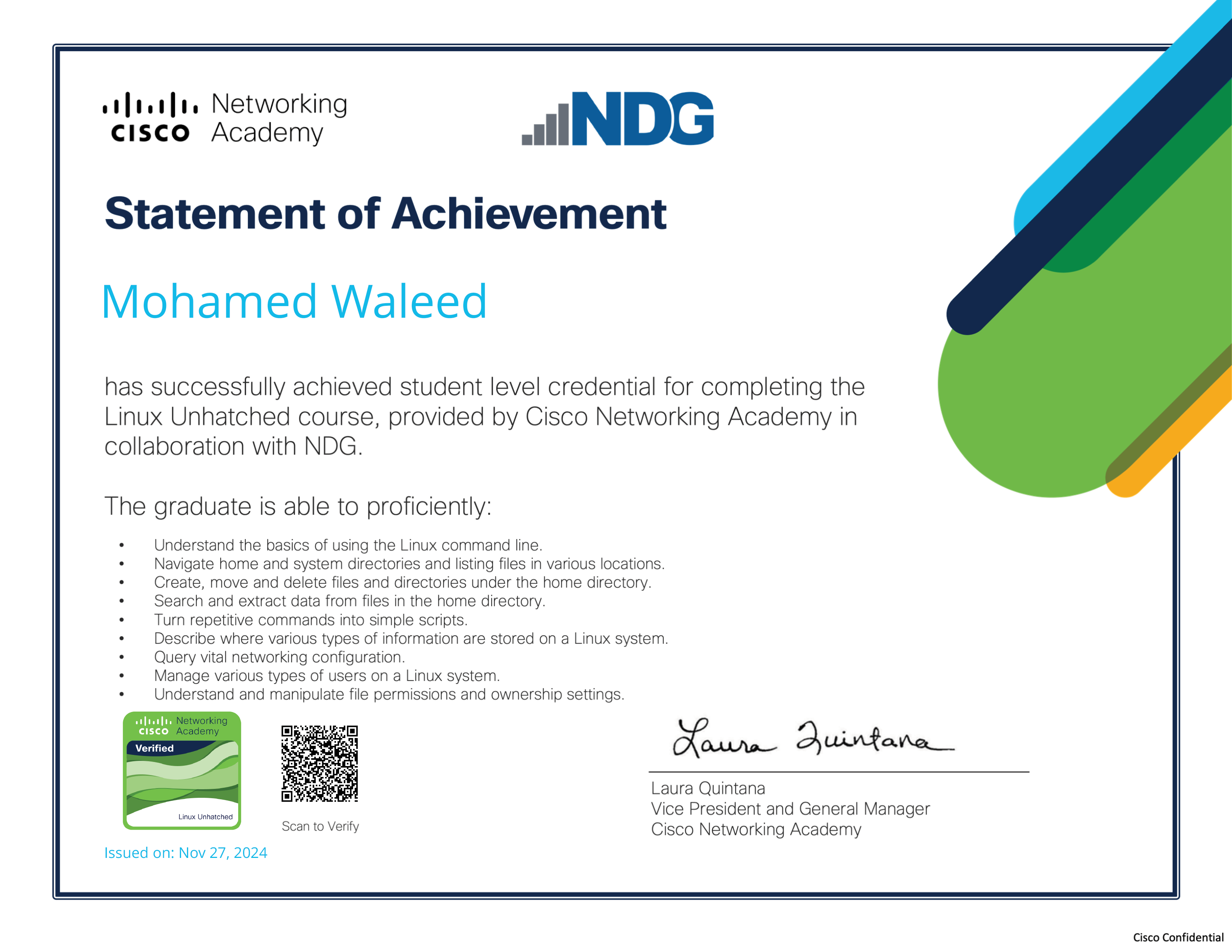Certificate 3